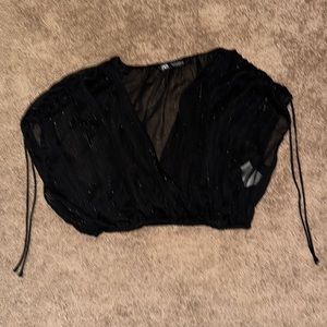 Zara Sheer Over Top